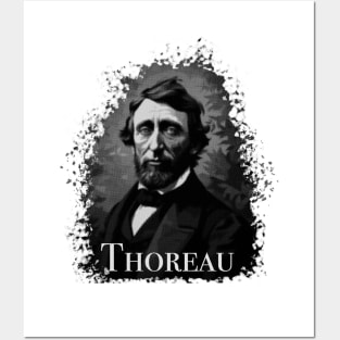 Thoreau (Monochrome light) Posters and Art